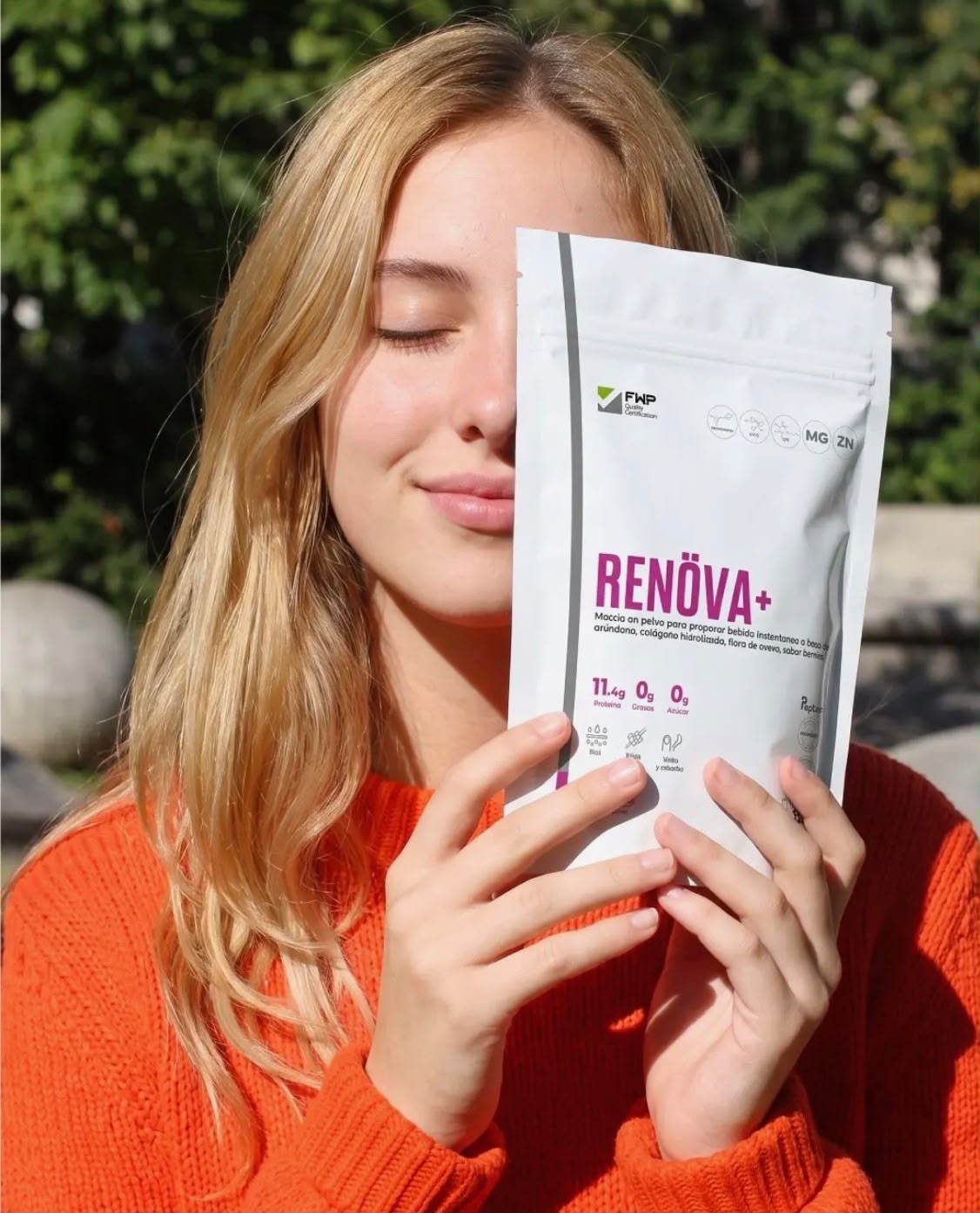 Renova +Biopeptidos de colágeno, sabor Berries | Tu belleza y bienestar desde adentro